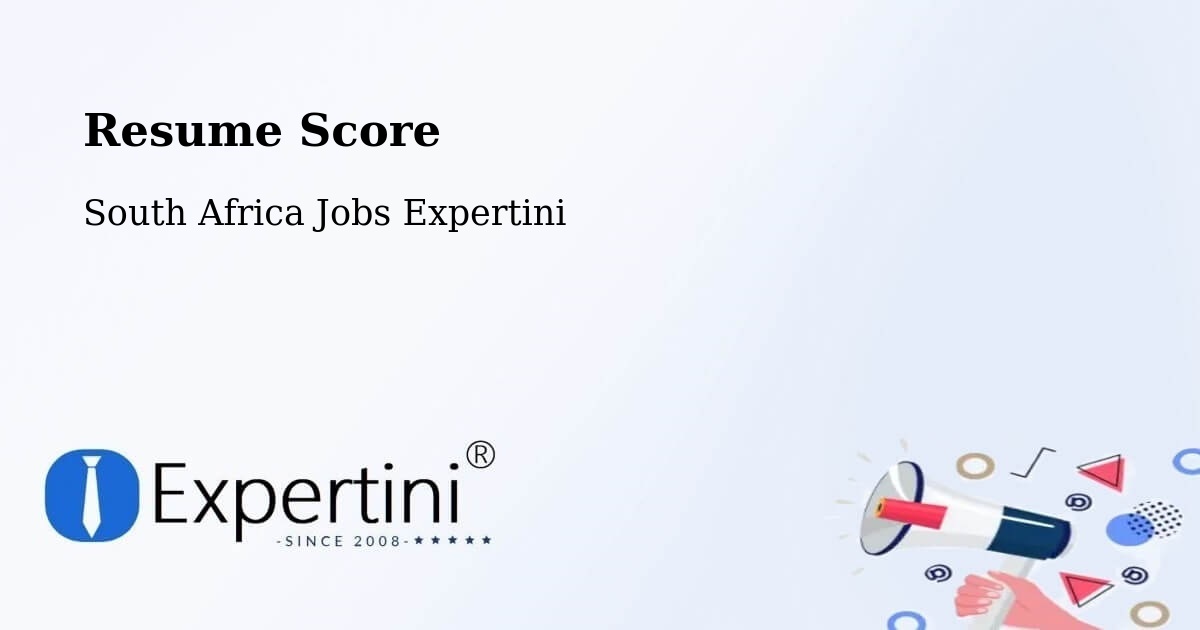 Resume Score & Job Description Match Tool – Pofadder - South Africa Jobs Expertini